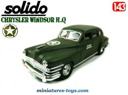 La voiture militaire Chrysler Windsor H.Q en miniature de Solido au 1/43e