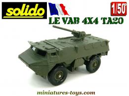 Le VAB 4x4 TA20 canon de 20 en miniature Solido au 1/50e