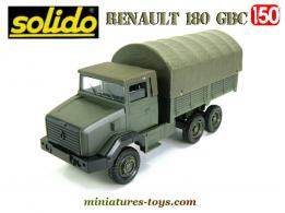 Le camion militaire Renault 180 GBC bâché miniature de Solido au 1/50e