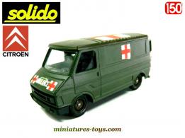 Le Citroën C35 ambulance militaire en miniature de Solido au 1/50e