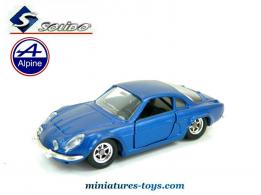 L'Alpine A110 bleue en miniature de Solido au 1/43e