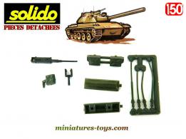 La kit de rénovation du char AMX 30 A1 vert miniature de Solido au 1/50e