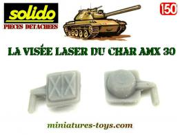 La visée laser ou phare infrarouge du char AMX30 B1 miniature Solido au 1/50e