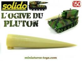 La partie avant du missile nucleaire pour le Pluton AMX miniature Solido au 1/50e