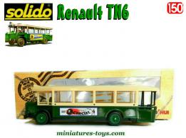 Un autobus Renault TN 6 en miniature par Solido made in France au 1/50e