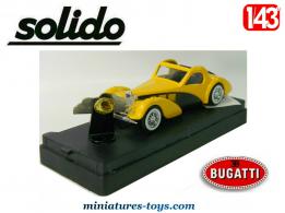 La Bugatti Atalante 57S découvrable de 1939 jaune en miniature Solido au 1/43e