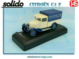 Le fourgon Citroën C4 F 1930 Hachette en miniature de Solido au 1/45e