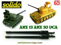Le canon bitube anti aérien des chars AMX 13 et AMX 30 miniatures Solido