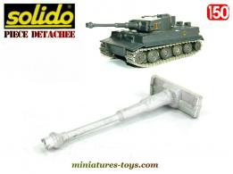 Le canon du char Tigre I miniature de Solido Verem au 1/50e