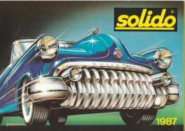 Le catalogue grand format des miniatures Solido de 1987