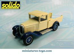 Le Citroën C4F 1930 de Solido au 1/45e incomplet