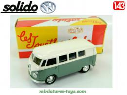 Le Combi Volkswagen split vitré type 2 de 1966 en miniature par Solido au 1/43e