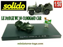 Le Dodge WC 56 Command car en miniature par Solido au 1/50e