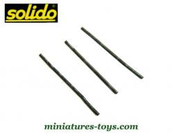 Les 3 essieux métal d'origine du Berliet T12 porte char de Solido au 1/50e