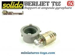Le gyrophare gris pour le Berliet T12 du porte char miniature Solido