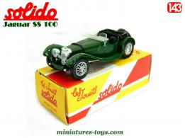 Le roadster Jaguar SS 100 de 1938 en miniature par Solido au 1/43e