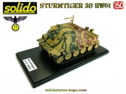 Le char allemand Sturmtiger 38 en miniature de Solido Master Fighter au 1/50e