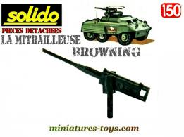 La mitrailleuse Solido type Browning en miniature au 1/50e