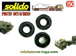Le pneu du Berliet T12 porte char et du VAB miniature Solido
