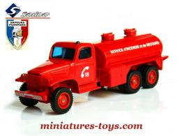 Le camion pompiers citerne incendie GMC 6x6 miniature de Solido au 1/50e