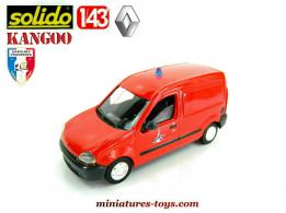 Le Renault Kangoo pompiers de Paris en miniature par Solido au 1/43e