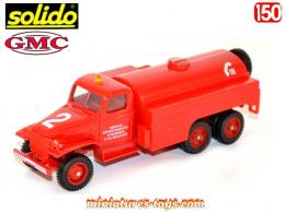 Le GMC CCKW 353 6x6 citerne ravitaillement pompiers miniature Solido au 1/50e