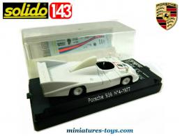 La Porsche 936 blanche le Mans 1977 en miniature de Solido au 1/43e 