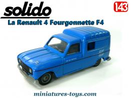 La Renault 4 Fourgonnette F4 EDF GDF en miniature de Solido Verem au 1/43e