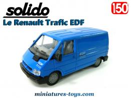 Le Renault Trafic EDF en miniature de Solido Verem au 1/50e