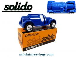 La bougie bleue en miniature du club Solido en 2019