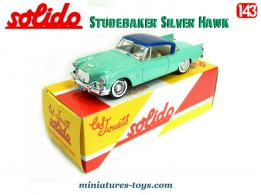 La Studebaker Silver Hawk de 1957 en miniature par Solido au 1/43e