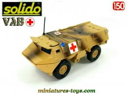 Le VAB Renault 4x4 ambulance sanitaire en miniature de Solido au 1/50e