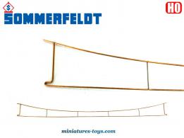 Un lot de 16 lignes catenaires en miniatures par Sommerfeldt au H0 HO