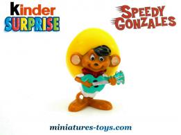 Speedy Gonzales et sa guitare en figurine plastique Ferrero Kinder Surprise 2002