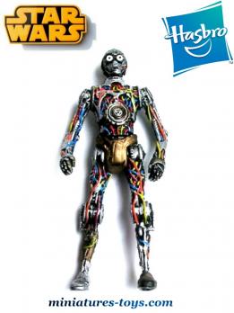 La figurine articulée de C3 P0 issue de la guerre des étoiles par Hasbro