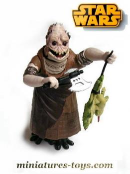 La figurine articulée de Gragra issue de la guerre des étoiles par Hasbro