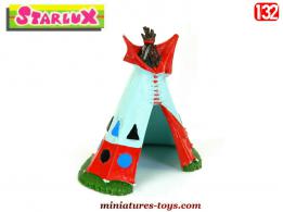 Un tepee indiens en miniature par Starlux au 1/32e incomplet