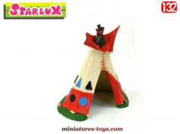 Un tepee indiens en miniature par Starlux au 1/32e incomplet