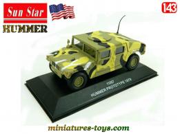 Le Hummer H1 prototype de 1979 en miniature par Sun Star au 1/43e
