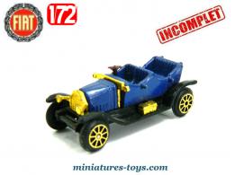 La Fiat 8 cv Modello 1910 en miniature au 1/72e incomplète