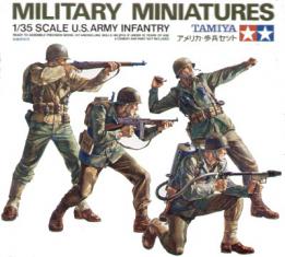 Les sodats américains de la seconde guerre mondiale par Tamiya au 1/35e