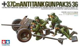 La maquette du canon anti char Pak 35/36 par Tamiya au 1/35e sans figurine