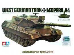 La maquette du char allemand Leopard A4 par Tamiya au 1/35e