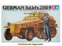 La maquette du SdKfz 250/9 Hanomag allemand Tamiya au 1/35e sans figurine