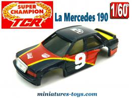 La caisse interchangeable de la Mercedes 190 miniature TCR Slot car