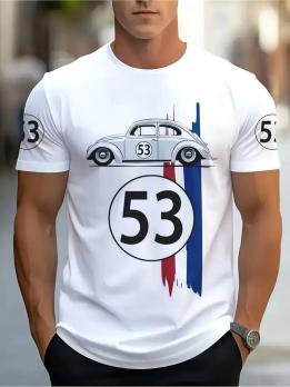 Le Tee Shirt Coccinelle Herbie 53 Volkswagen blanc taille XXL
