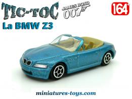 La BMW Z3 de James Bond 007 en miniature par Tic-Toc 1/64e