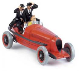 Le bolide rouge de Tintin les cigares du pharaon en miniature Atlas au 1/43e