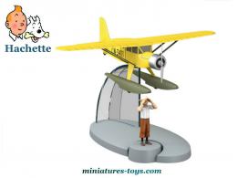 L'Hydravion jaune en miniature de Tintin et le crabe aux pinces d'or