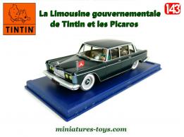 La Limousine Mercedes gouvernementale Tintin et les Picaros miniature au 1/43e